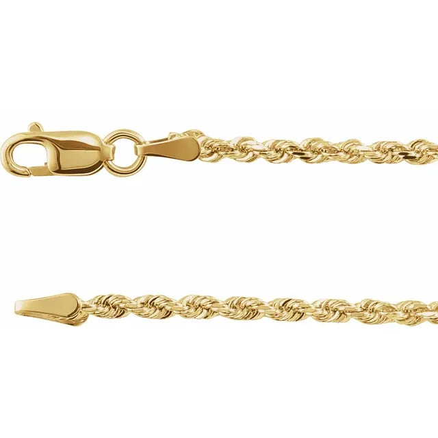 Diamond Cut Rope chain
