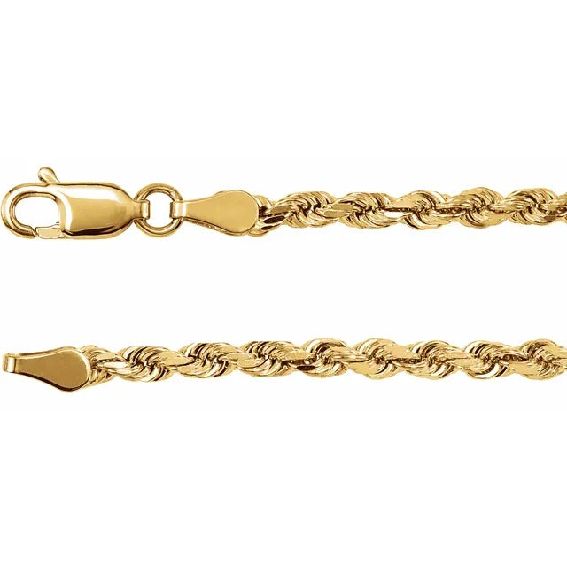 Diamond Cut Rope chain