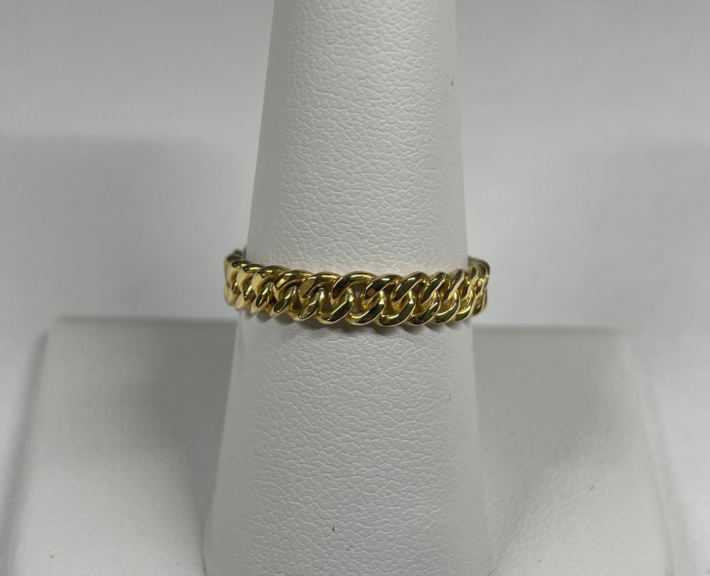 Cuban link ring