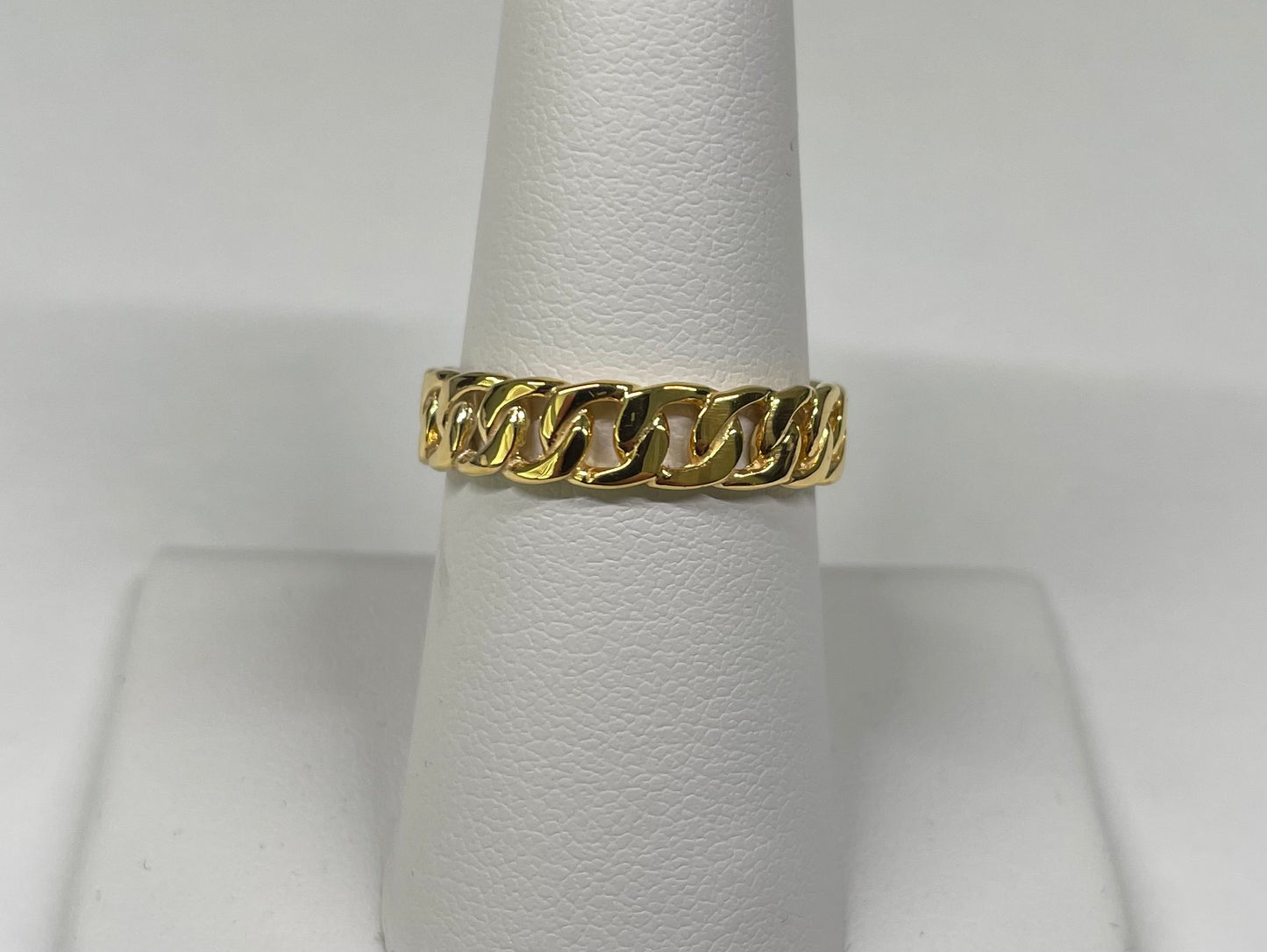 Cuban link ring