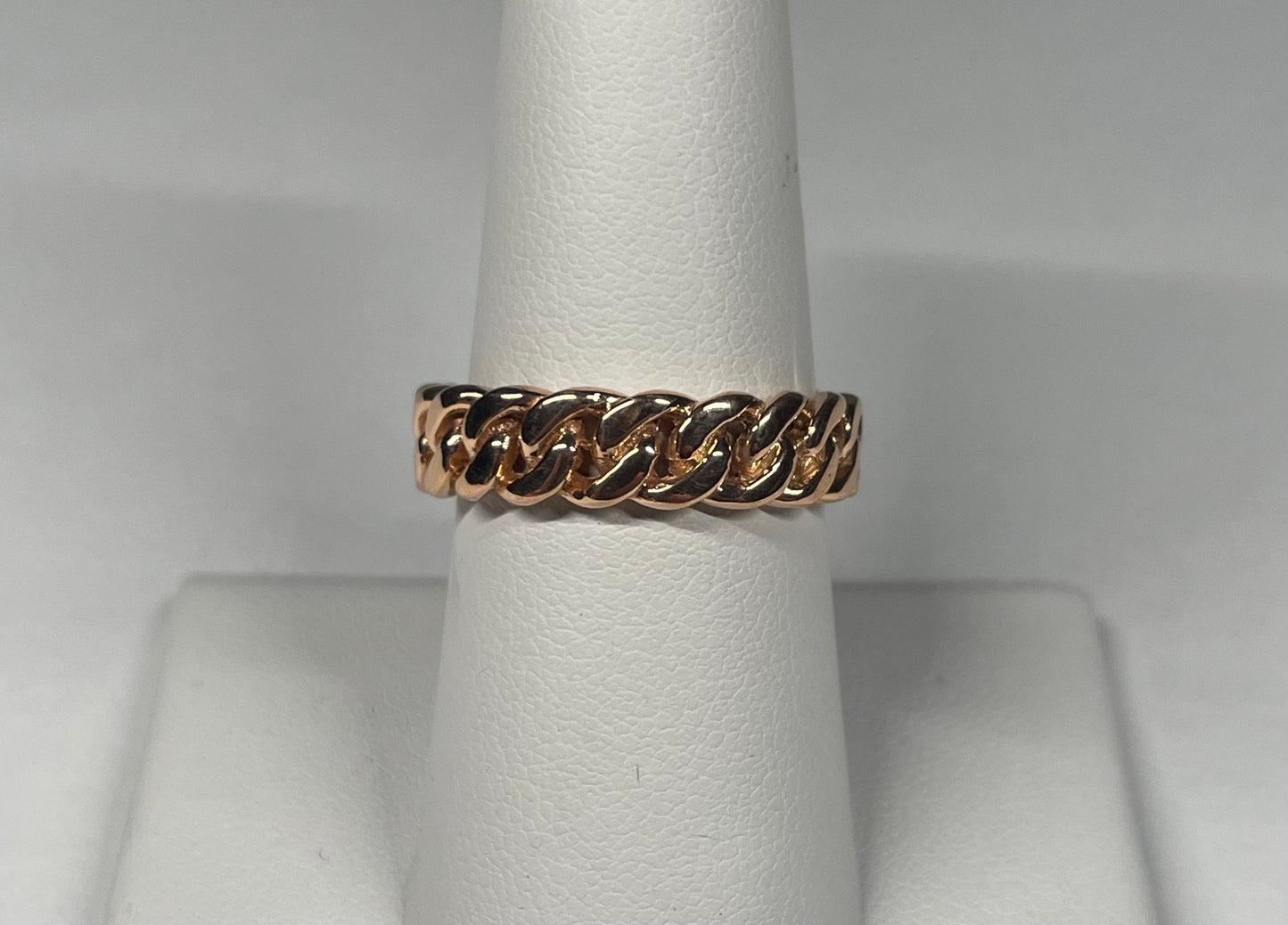 Cuban link ring