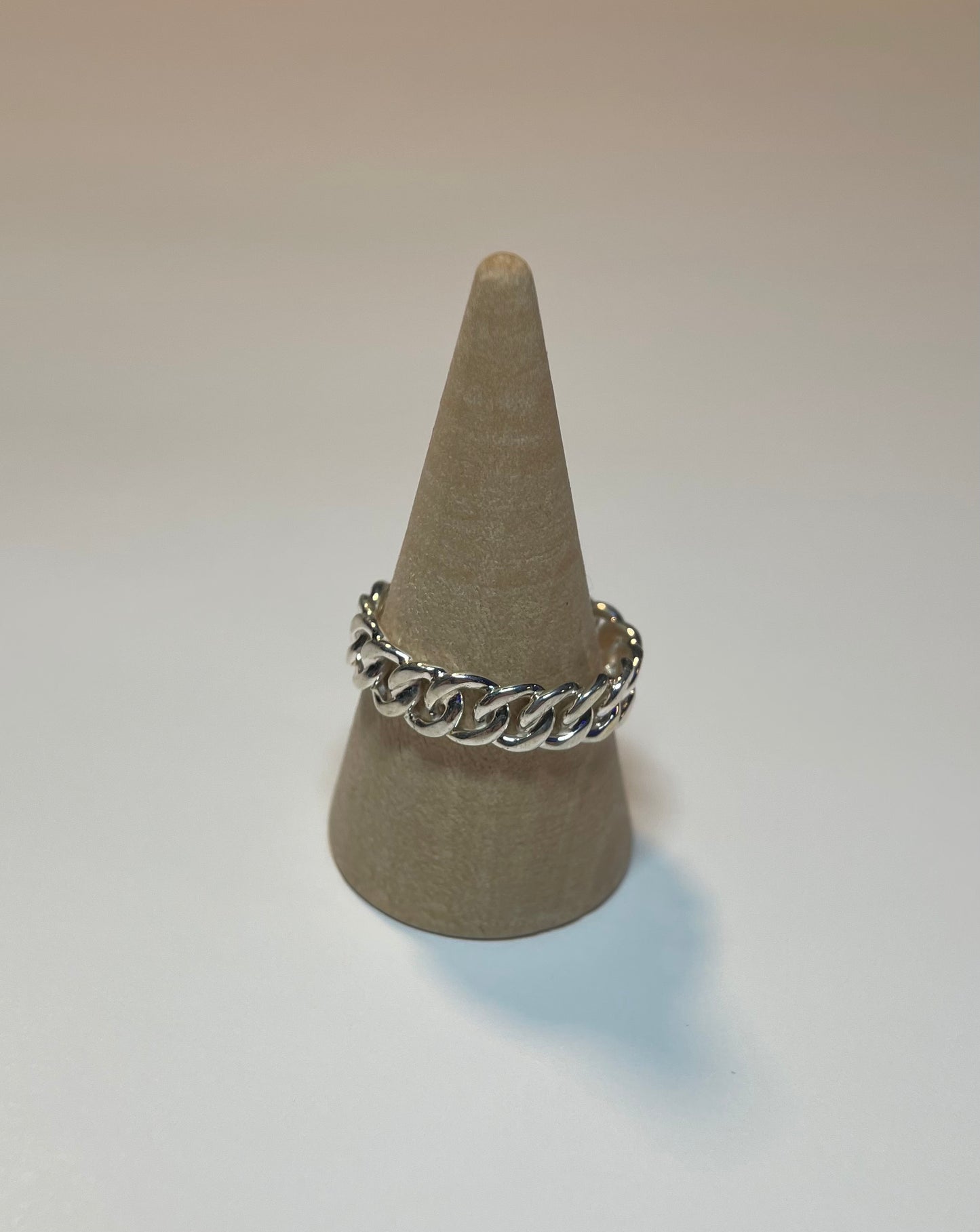 Cuban link ring