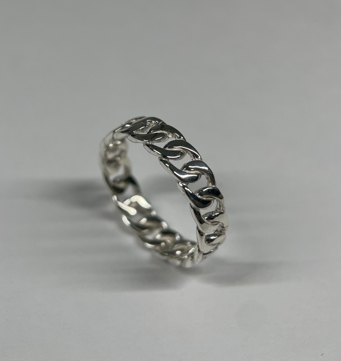 Cuban link ring