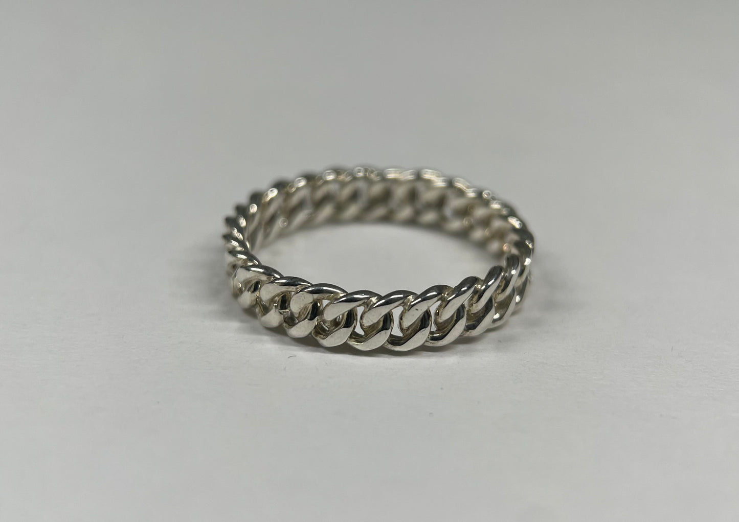 Cuban link ring