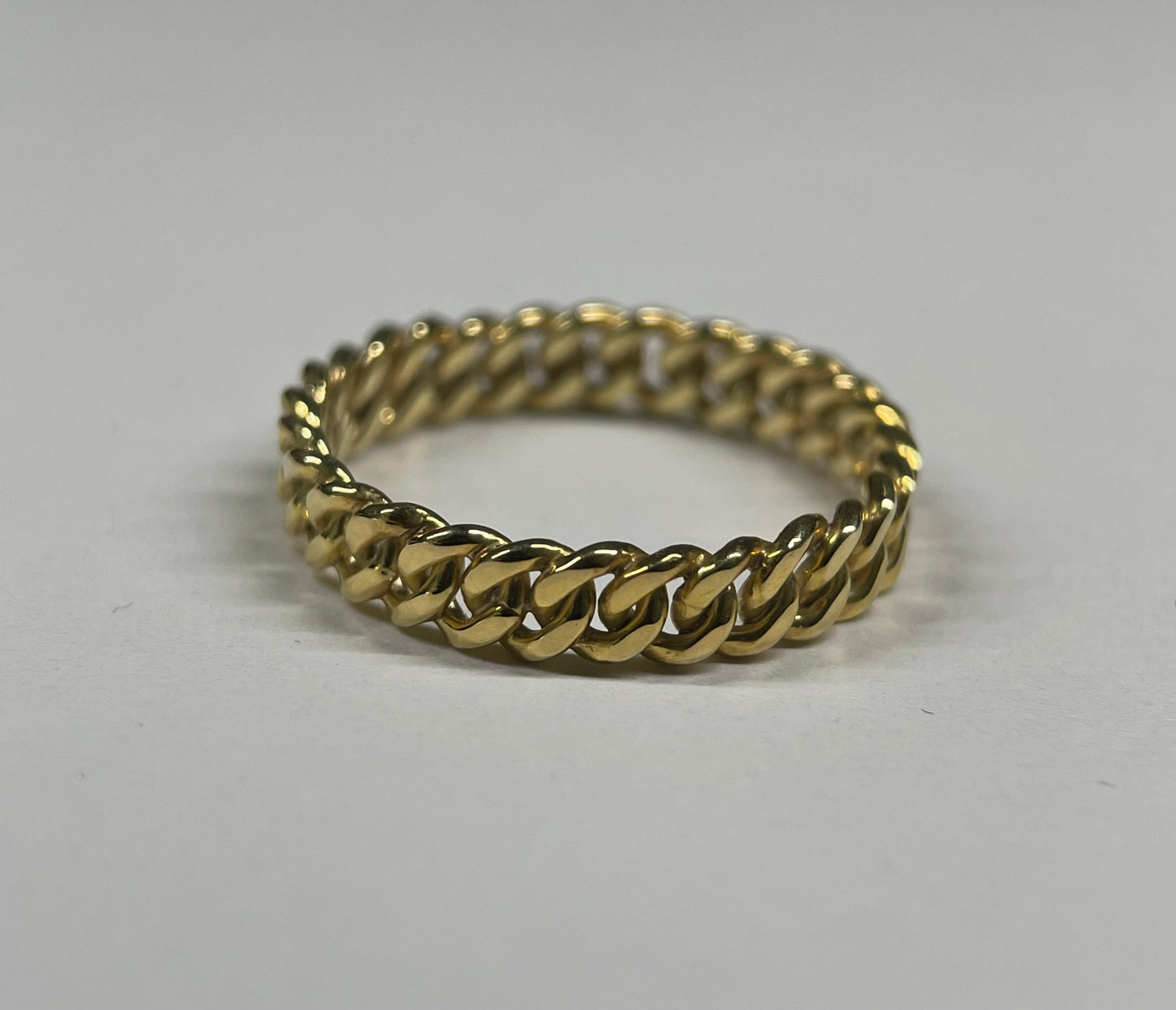 Cuban link ring