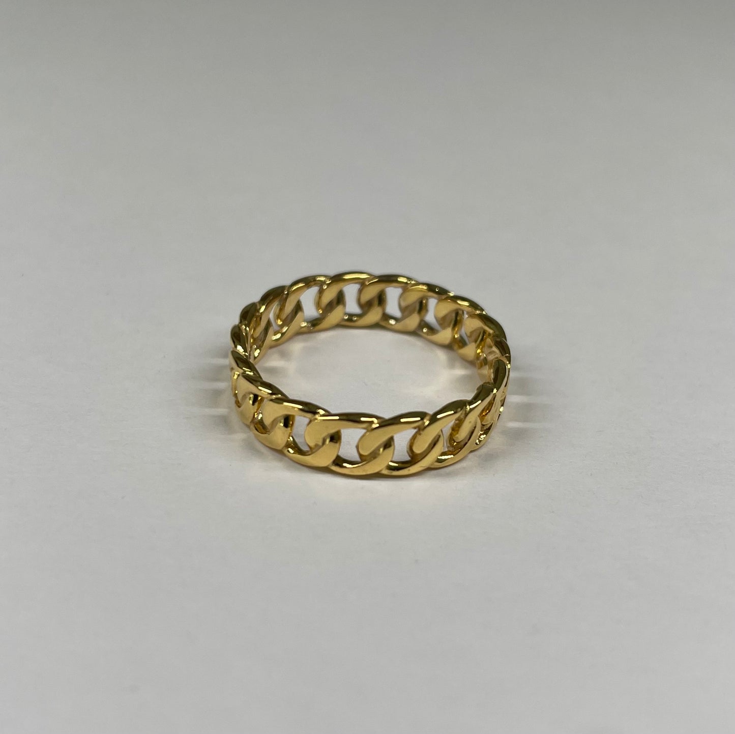 Cuban link ring