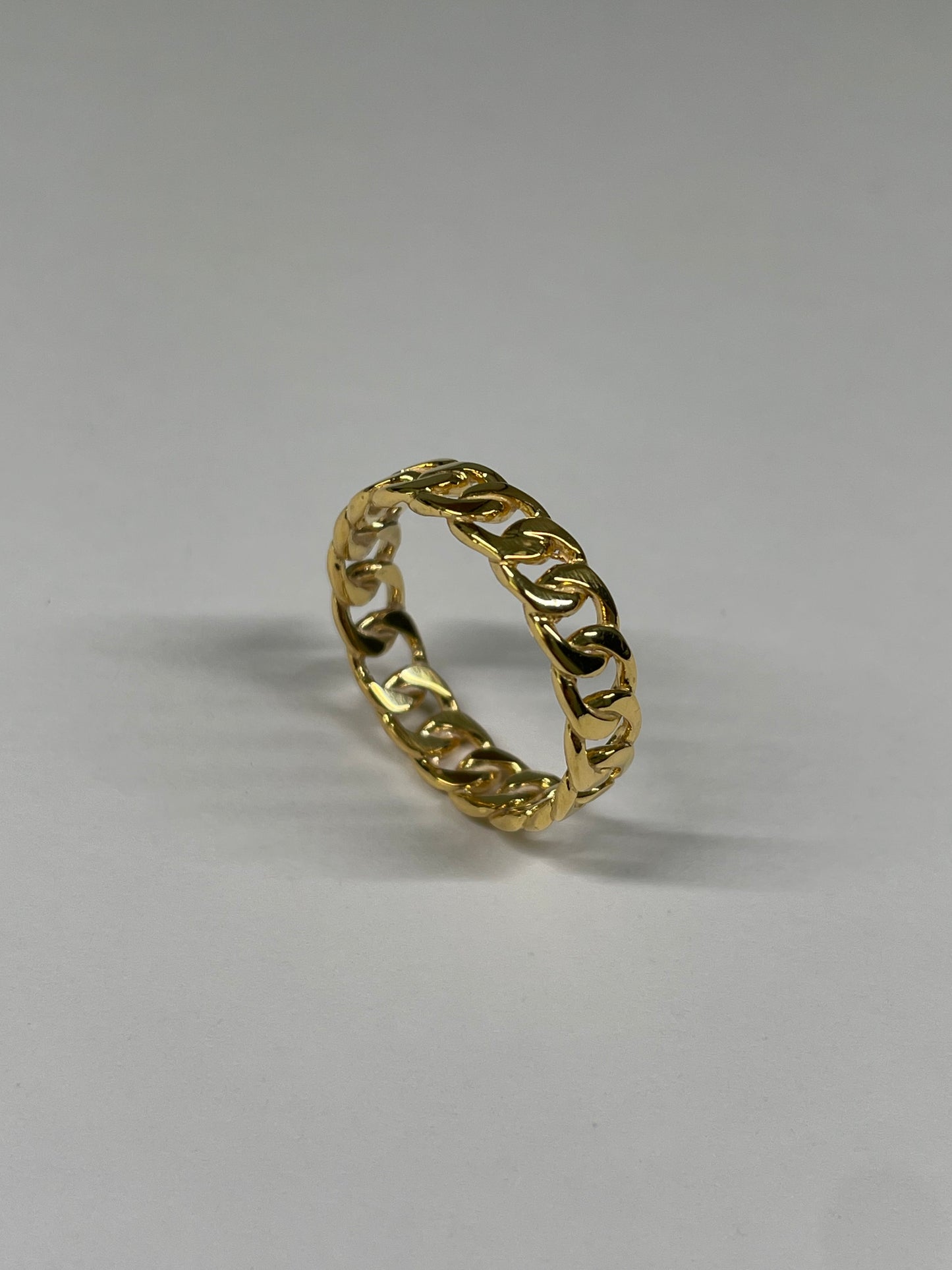 Cuban link ring