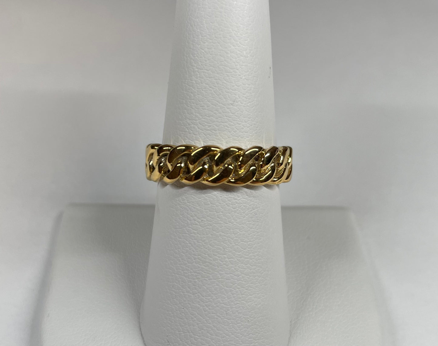 Cuban link ring