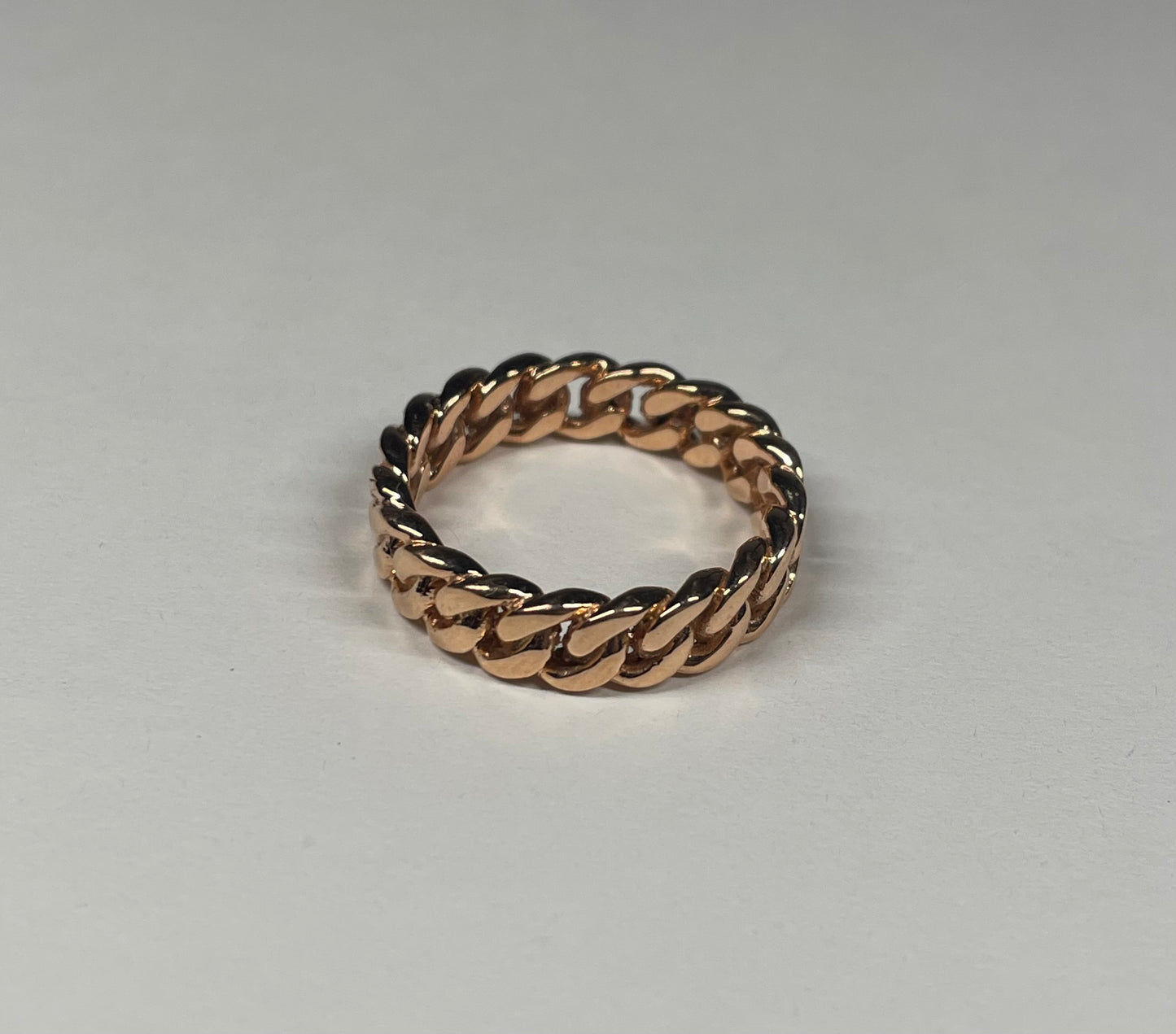 Cuban link ring