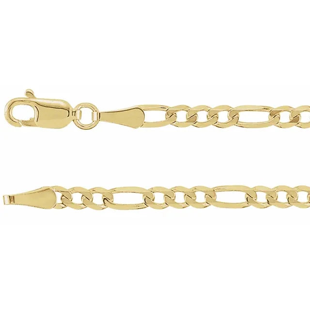 Yellow Gold Figaro Chain