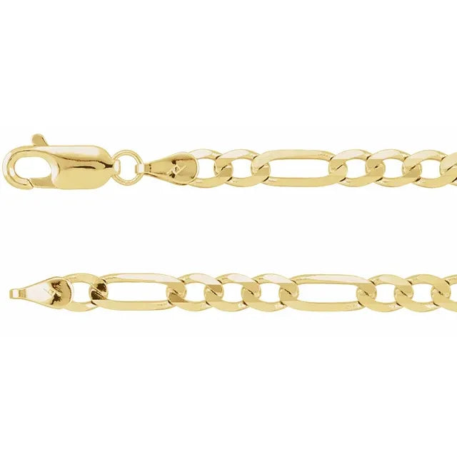 Yellow Gold Figaro Chain