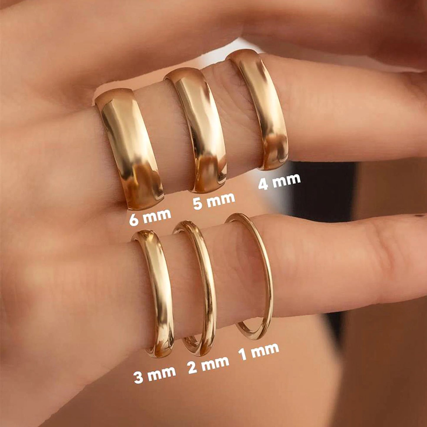 Gold ring sizing