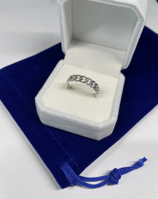 Cuban link ring