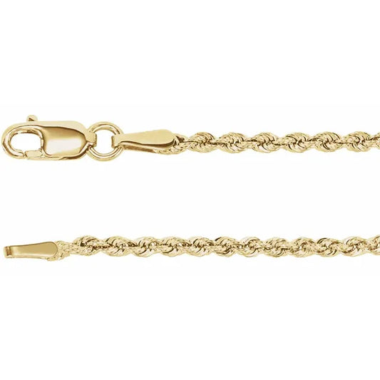 Diamond Cut Rope chain