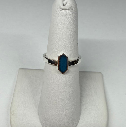 Enamel inlay ring