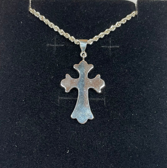 Budded Cross pendant